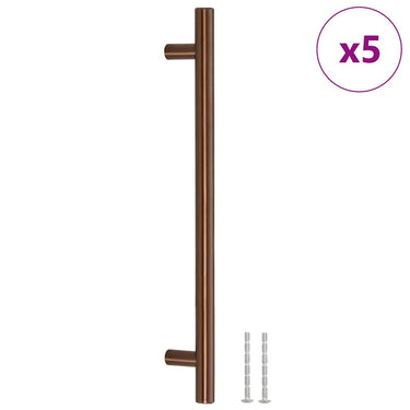 Vidaxl handvatten 5 st 192 mm roestvrij staal bronskleurig