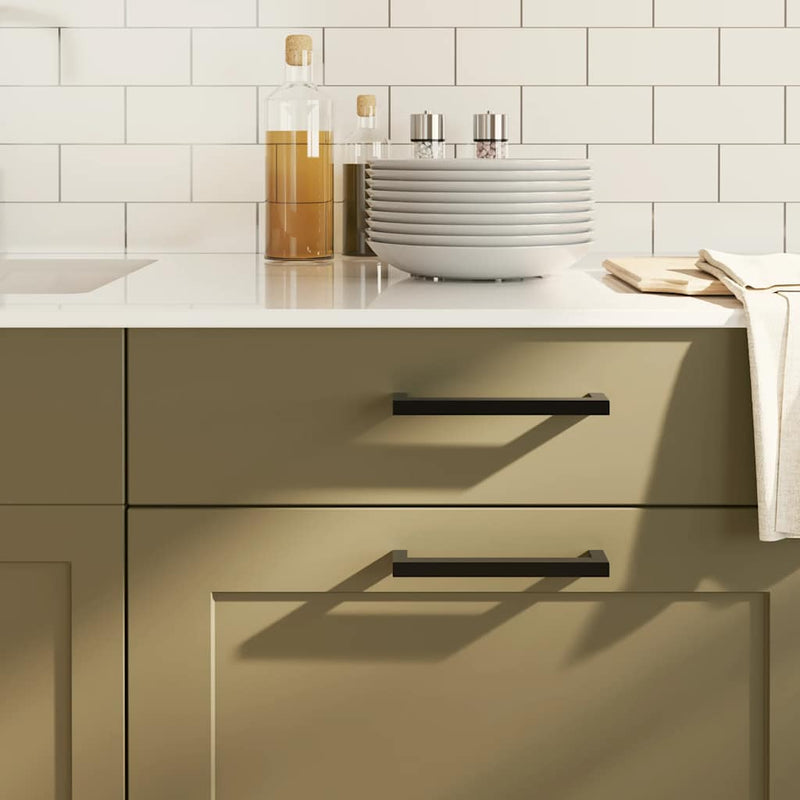 Load image into Gallery viewer, Vidaxl handvatten 10 st 160 mm roestvrij staal zwart
