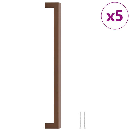 Vidaxl handvatten 5 st 320 mm roestvrij staal bronskleurig