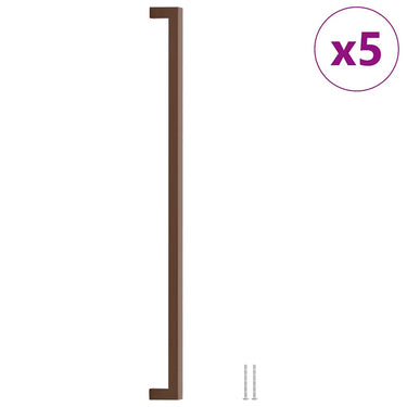Vidaxl handvatten 5 st 480 mm roestvrij staal bronskleurig