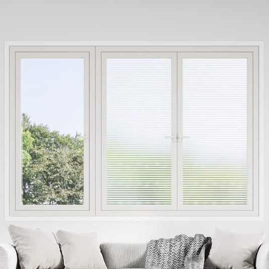 Vidaxl raamfolies strepenpatroon mat pvc
