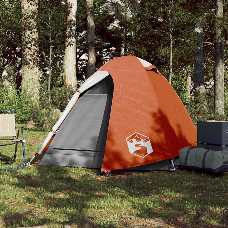 Load image into Gallery viewer, Vidaxl koepeltent 2-persoons waterdicht oranje
