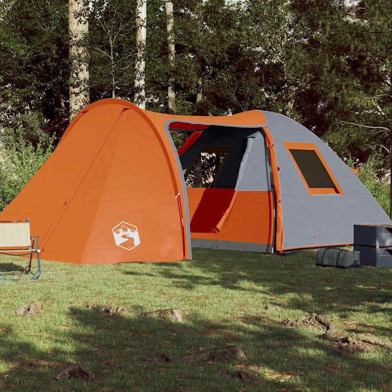 Load image into Gallery viewer, Vidaxl koepeltent 6-persoons waterdicht oranje
