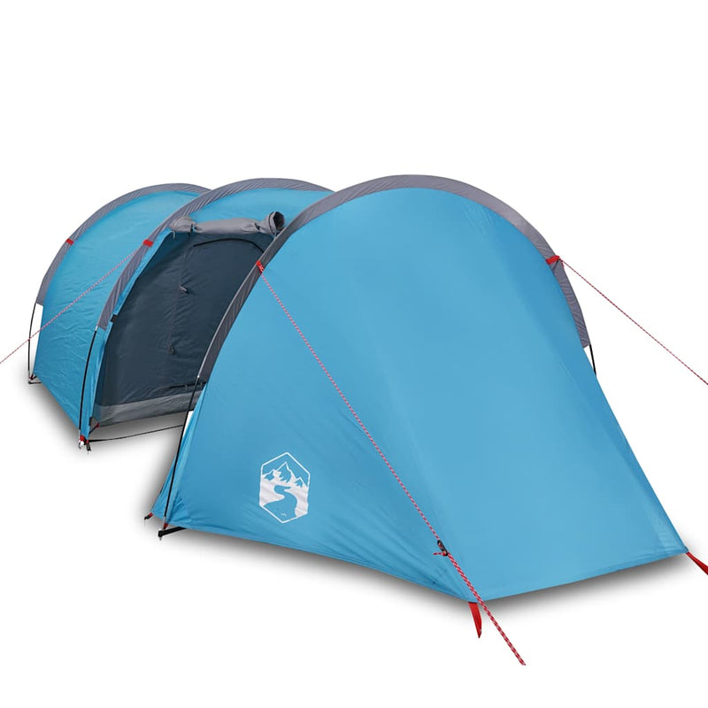 Load image into Gallery viewer, Vidaxl tunneltent 4-persoons waterdicht blauw
