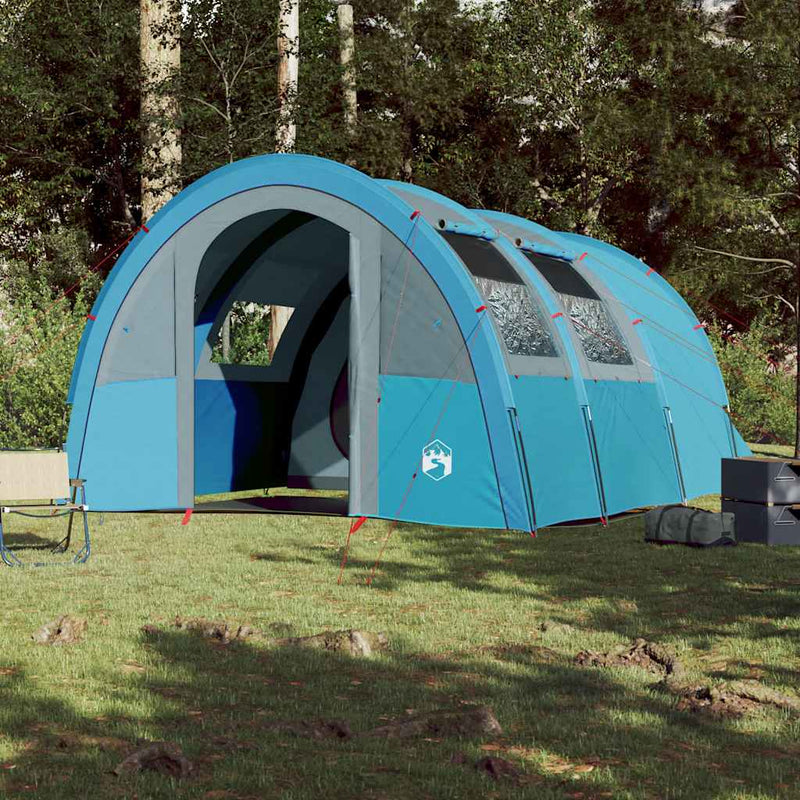 Load image into Gallery viewer, Vidaxl tunneltent 4-persoons waterdicht blauw
