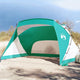 Vidaxl strandtent 274x178x170 148 cm 185t polyester zeegroen