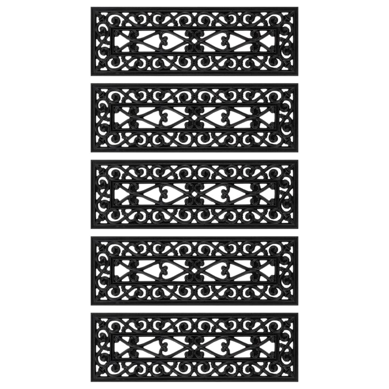 Load image into Gallery viewer, Vidaxl trapmatten 5 st 25x75 cm rubber
