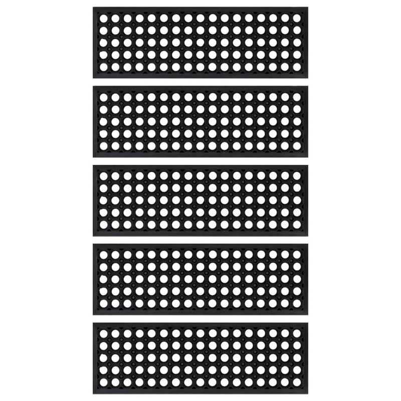 Load image into Gallery viewer, Vidaxl trapmatten 5 st 25x75 cm rubber
