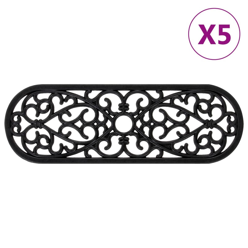 Load image into Gallery viewer, Vidaxl trapmatten 5 st 25x75 cm rubber
