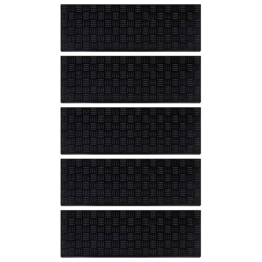 Vidaxl trapmatten 5 st 25x75 cm rubber