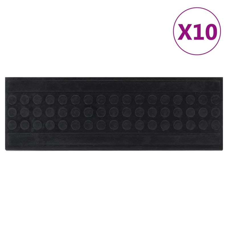Load image into Gallery viewer, Vidaxl trapmatten 10 st 25x75 cm rubber

