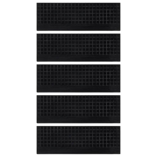 Vidaxl trapmatten 5 st 25x75 cm rubber