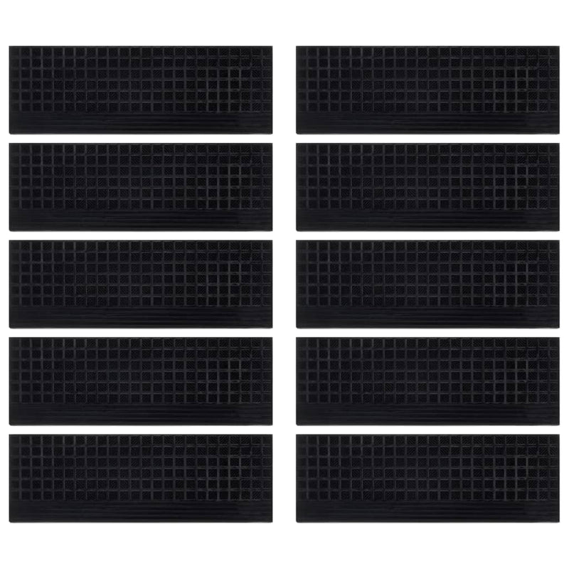 Load image into Gallery viewer, Vidaxl trapmatten 10 st 25x75 cm rubber
