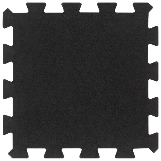 Vidaxl rubbertegels 9 st 16 mm 30x30 cm zwart