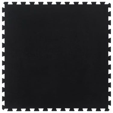 Vidaxl rubbertegel 12 mm 100x100 cm zwart