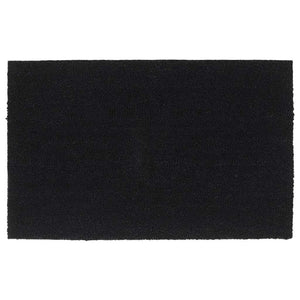 Vidaxl deurmat 50x80 cm getufte kokosvezel zwart