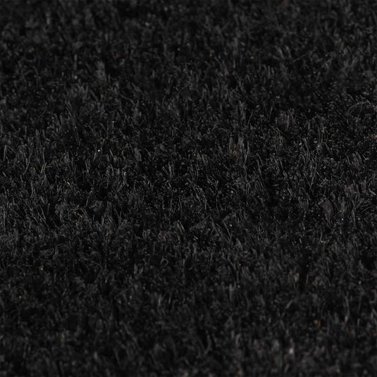 Vidaxl deurmat 100x300 cm getufte kokosvezel zwart