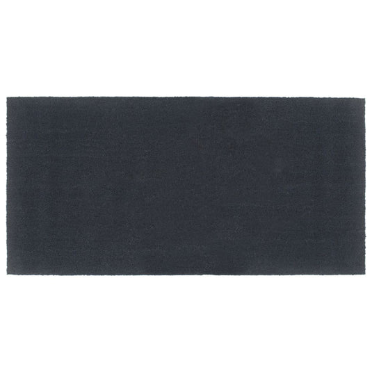 Vidaxl deurmat 100x200 cm getufte kokosvezel donkergrijs