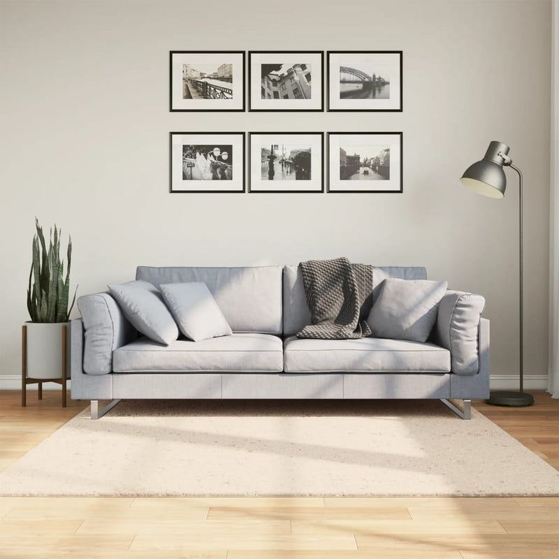 Load image into Gallery viewer, Vidaxl vloerkleed huarte laagpolig zacht wasbaar 160x160 cm beige

