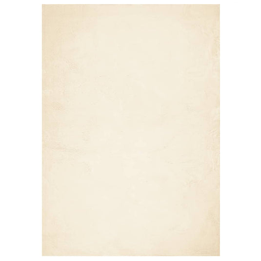 Vidaxl vloerkleed huarte laagpolig zacht wasbaar 140x200 cm crème