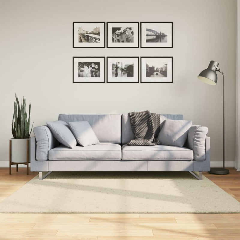 Load image into Gallery viewer, Vidaxl vloerkleed huarte laagpolig zacht wasbaar 160x160 cm crème
