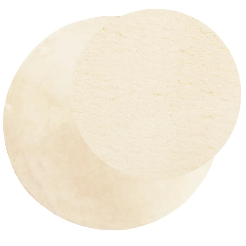 Load image into Gallery viewer, Vidaxl vloerkleed huarte laagpolig zacht wasbaar ø 100 cm crème
