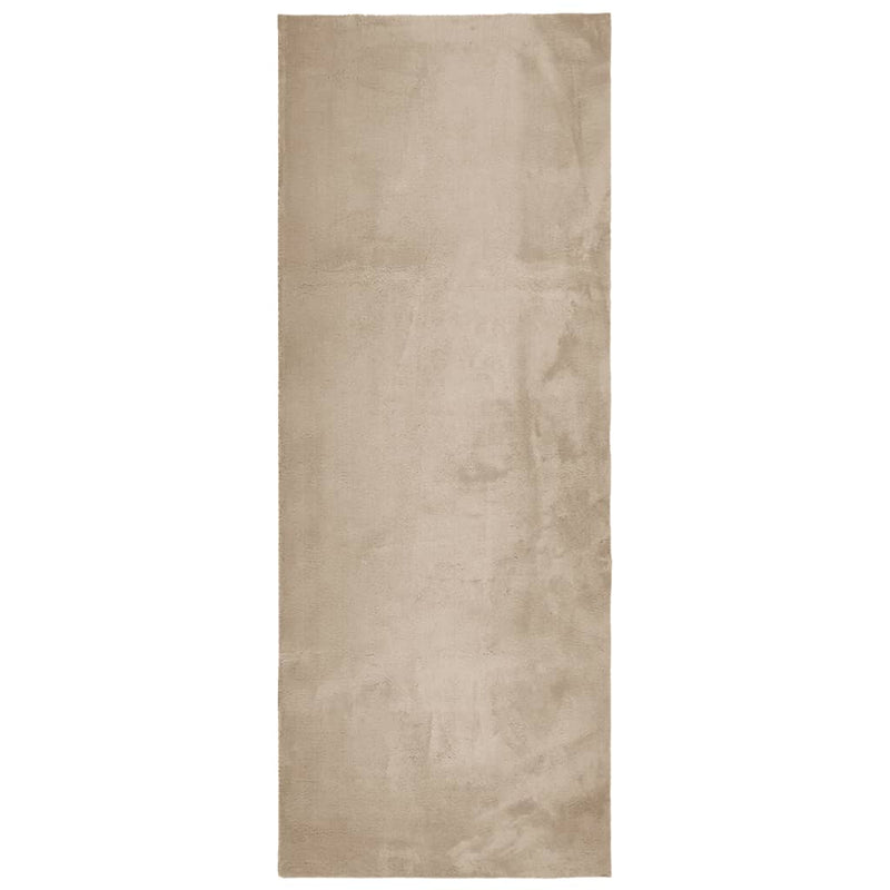 Afbeelding laden in galerijviewer, Vidaxl vloerkleed huarte laagpolig zacht wasbaar 80x200 cm zandkleurig
