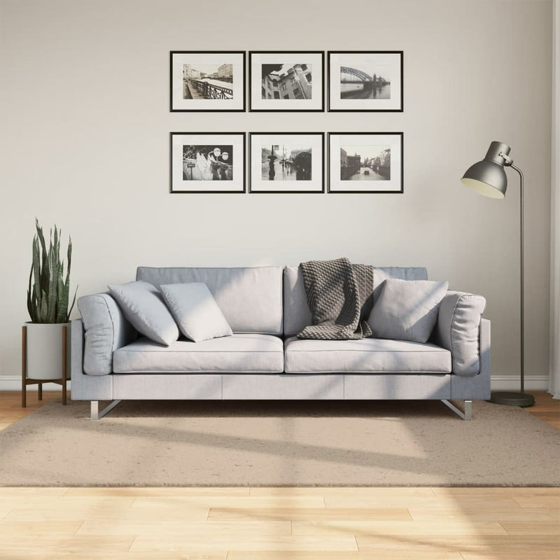 Afbeelding laden in galerijviewer, Vidaxl vloerkleed huarte laagpolig zacht wasbaar 140x200cm zandkleurig
