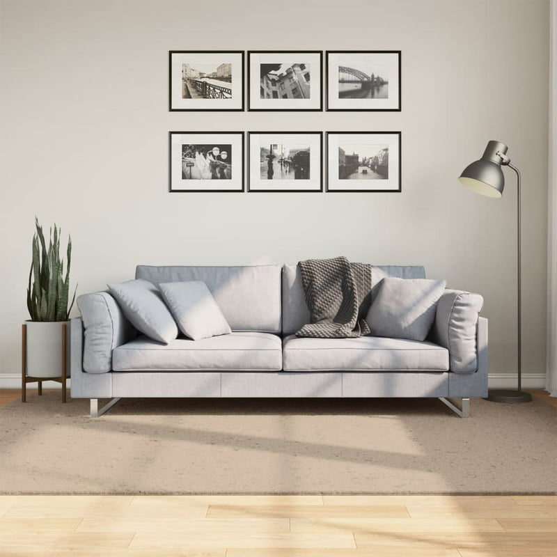 Afbeelding laden in galerijviewer, Vidaxl vloerkleed huarte laagpolig zacht wasbaar 160x230cm zandkleurig
