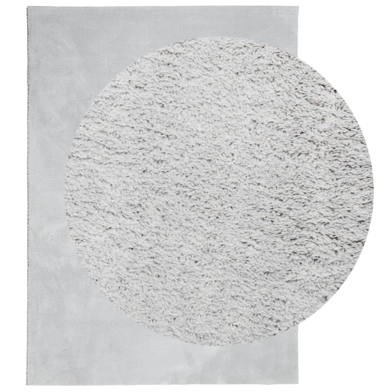Load image into Gallery viewer, Vidaxl vloerkleed huarte laagpolig zacht wasbaar 120x170 cm grijs
