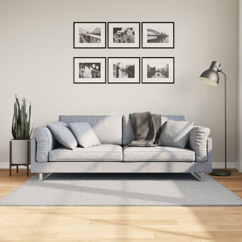 Load image into Gallery viewer, Vidaxl vloerkleed huarte laagpolig zacht wasbaar 120x170 cm grijs
