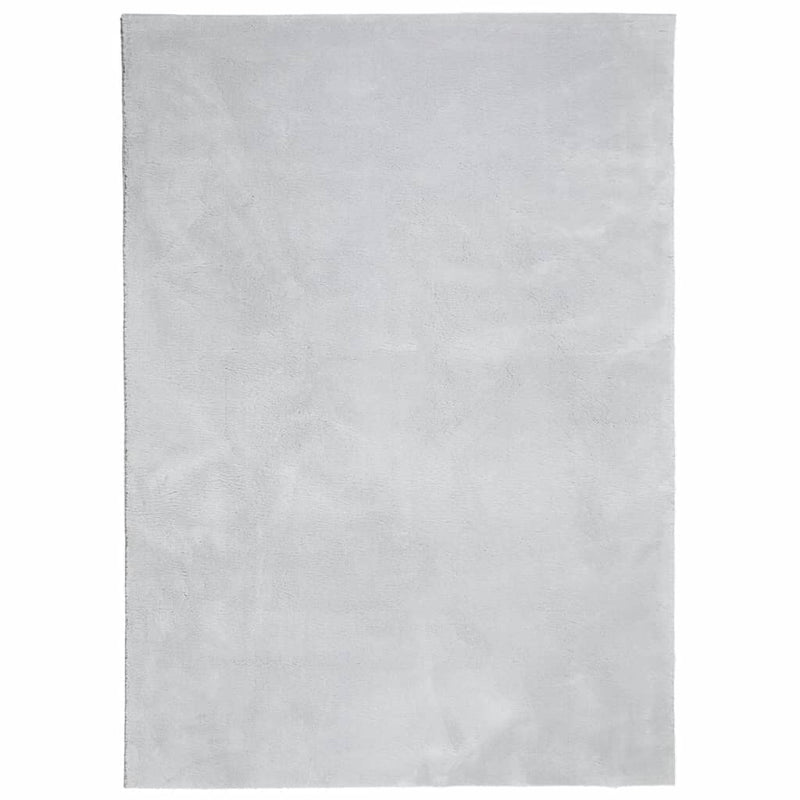 Load image into Gallery viewer, Vidaxl vloerkleed huarte laagpolig zacht wasbaar 140x200 cm grijs
