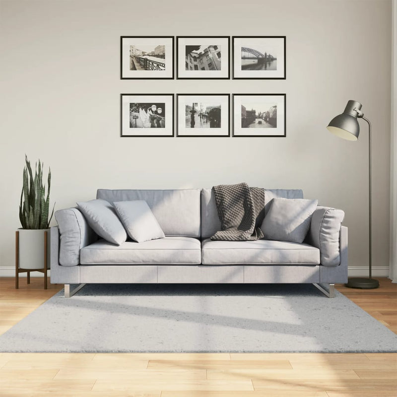 Load image into Gallery viewer, Vidaxl vloerkleed huarte laagpolig zacht wasbaar 160x160 cm grijs
