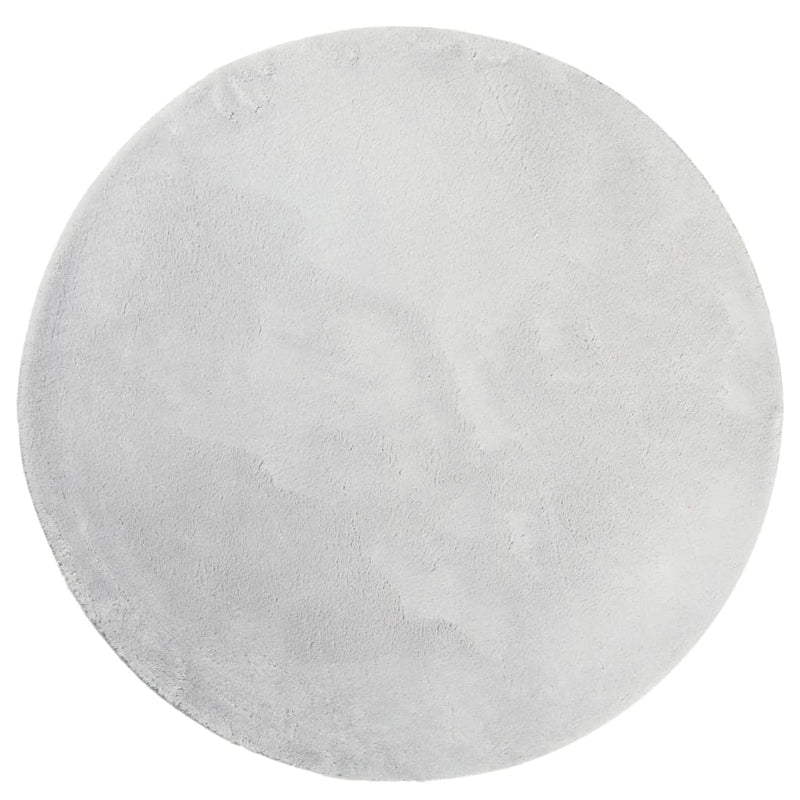 Load image into Gallery viewer, Vidaxl vloerkleed huarte laagpolig zacht wasbaar ø 120 cm grijs
