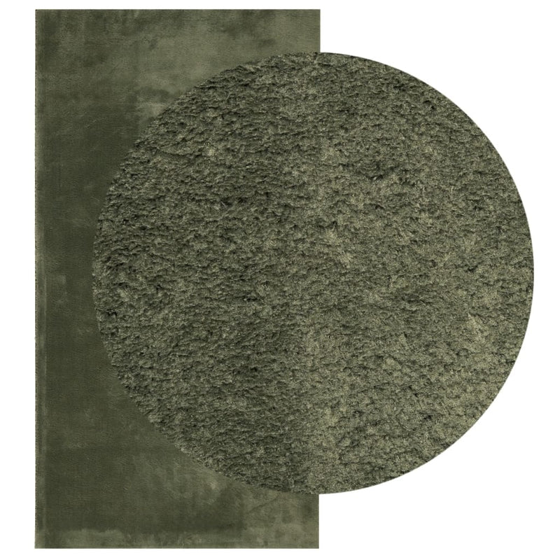Afbeelding laden in galerijviewer, Vidaxl vloerkleed huarte laagpolig zacht wasbaar 80x150 cm bosgroen
