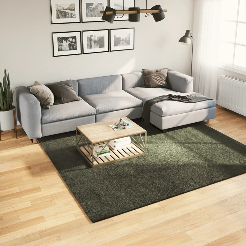 Afbeelding laden in galerijviewer, Vidaxl vloerkleed huarte laagpolig zacht wasbaar 240x240 cm bosgroen
