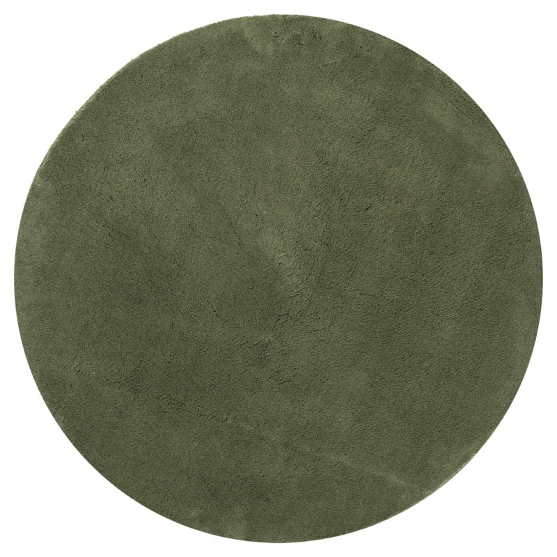 Load image into Gallery viewer, Vidaxl vloerkleed huarte laagpolig zacht wasbaar ø 120 cm bosgroen
