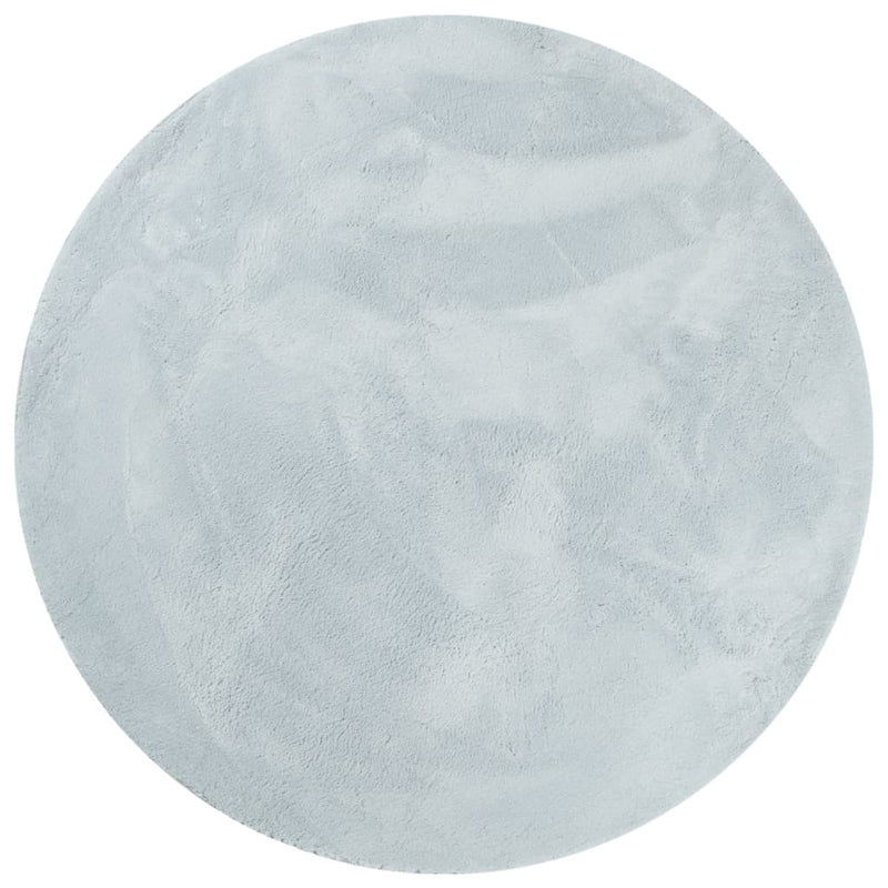 Load image into Gallery viewer, Vidaxl vloerkleed huarte laagpolig zacht wasbaar ø 120 cm blauw
