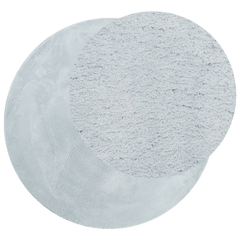 Load image into Gallery viewer, Vidaxl vloerkleed huarte laagpolig zacht wasbaar ø 120 cm blauw
