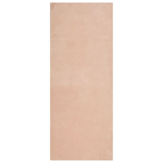 Vidaxl vloerkleed huarte laagpolig zacht wasbaar 80x200 cm roze