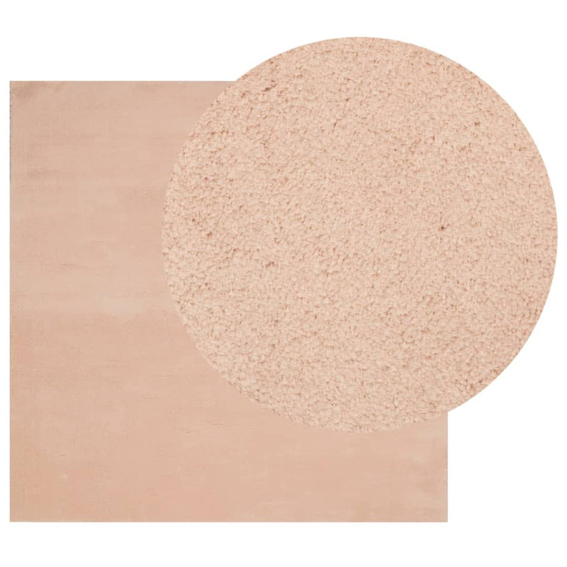 Load image into Gallery viewer, Vidaxl vloerkleed huarte laagpolig zacht wasbaar 120x120 cm roze
