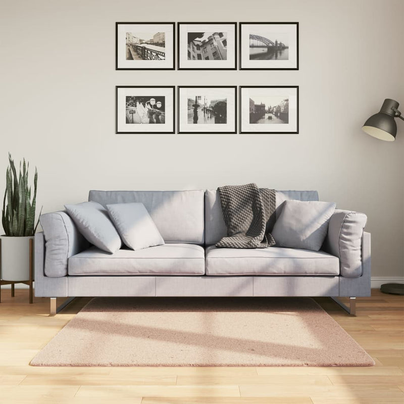 Load image into Gallery viewer, Vidaxl vloerkleed huarte laagpolig zacht wasbaar 120x120 cm roze
