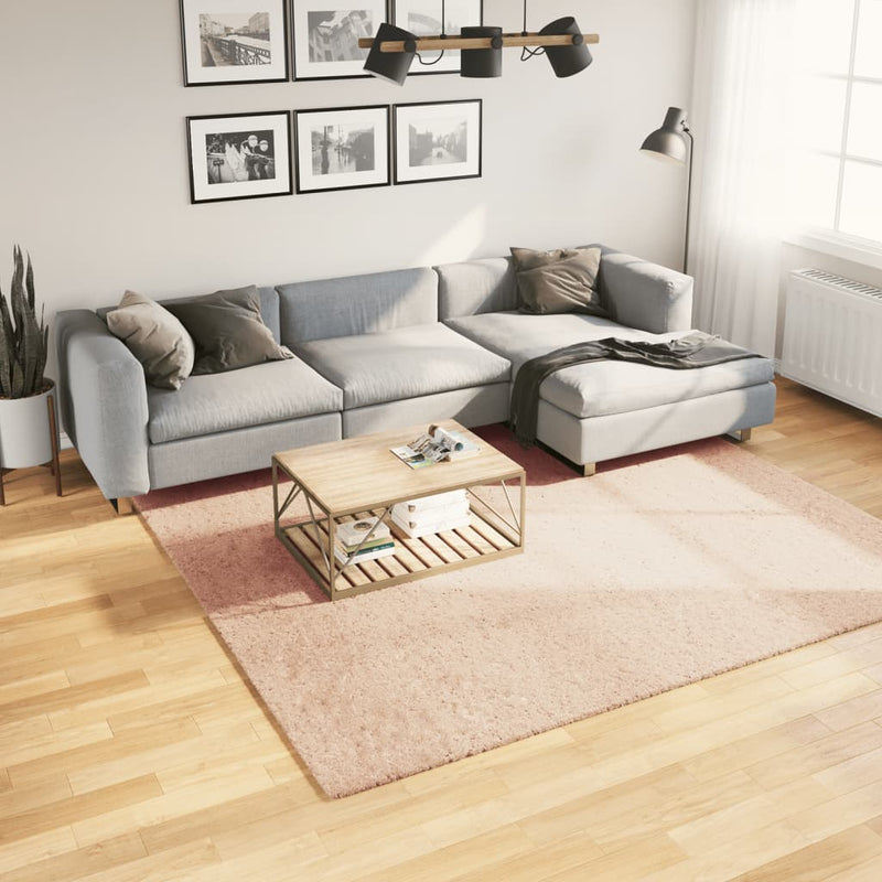 Load image into Gallery viewer, Vidaxl vloerkleed huarte laagpolig zacht wasbaar 240x240 cm roze
