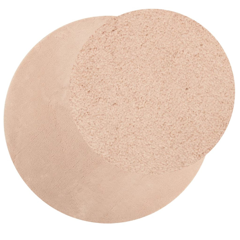 Load image into Gallery viewer, Vidaxl vloerkleed huarte laagpolig zacht wasbaar ø 100 cm roze
