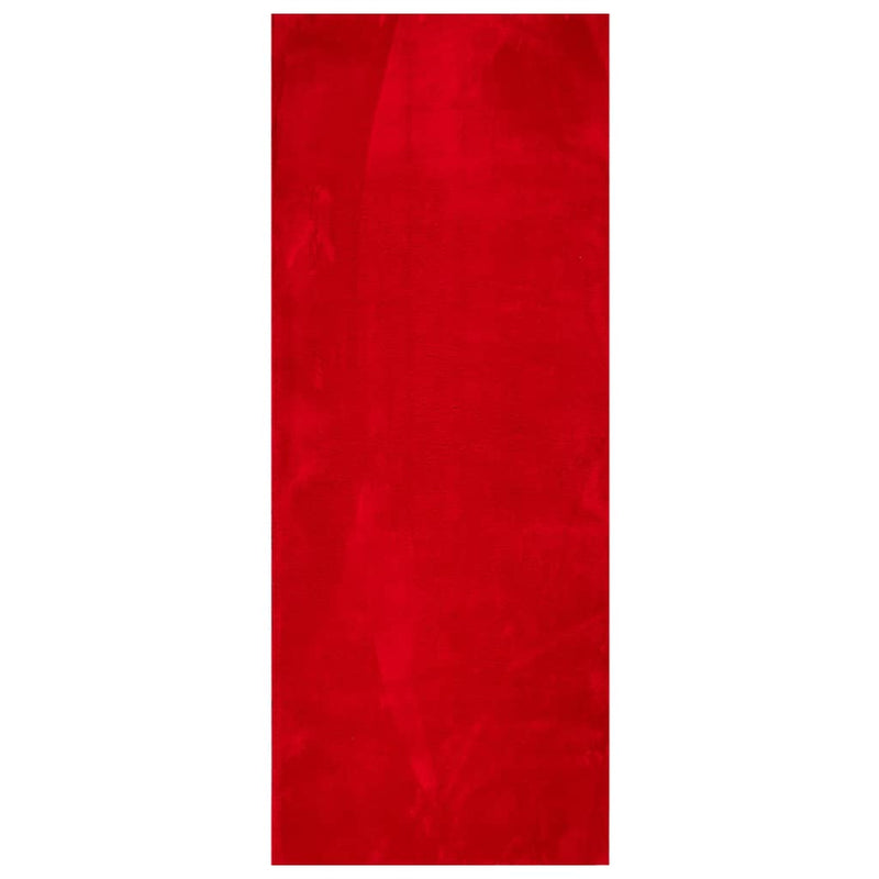 Load image into Gallery viewer, Vidaxl vloerkleed huarte laagpolig zacht wasbaar 80x200 cm rood
