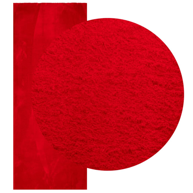 Load image into Gallery viewer, Vidaxl vloerkleed huarte laagpolig zacht wasbaar 80x200 cm rood
