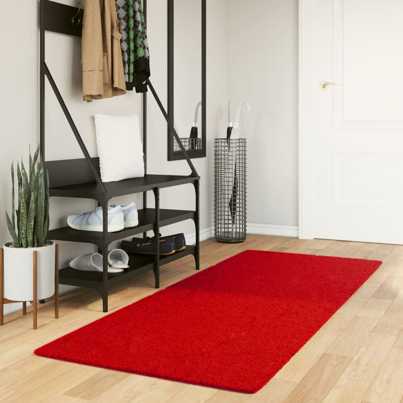 Load image into Gallery viewer, Vidaxl vloerkleed huarte laagpolig zacht wasbaar 80x200 cm rood
