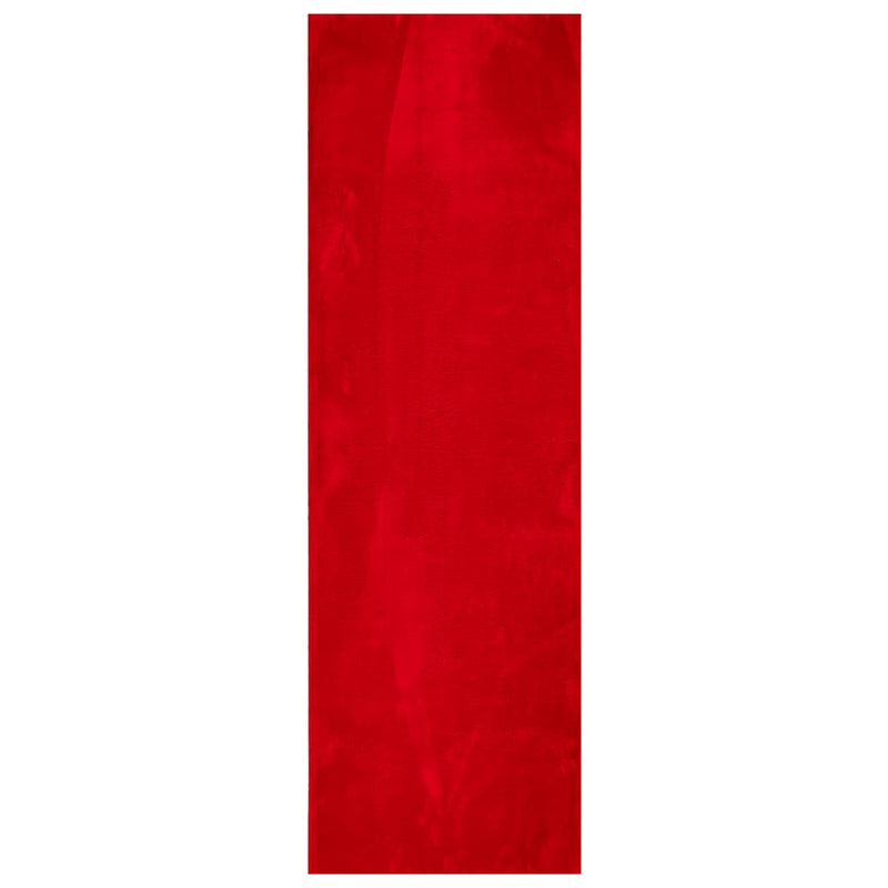 Load image into Gallery viewer, Vidaxl vloerkleed huarte laagpolig zacht wasbaar 80x250 cm rood

