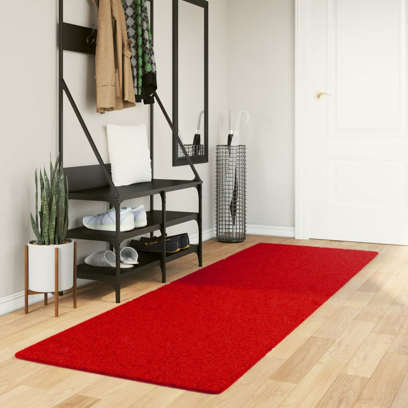Load image into Gallery viewer, Vidaxl vloerkleed huarte laagpolig zacht wasbaar 80x250 cm rood
