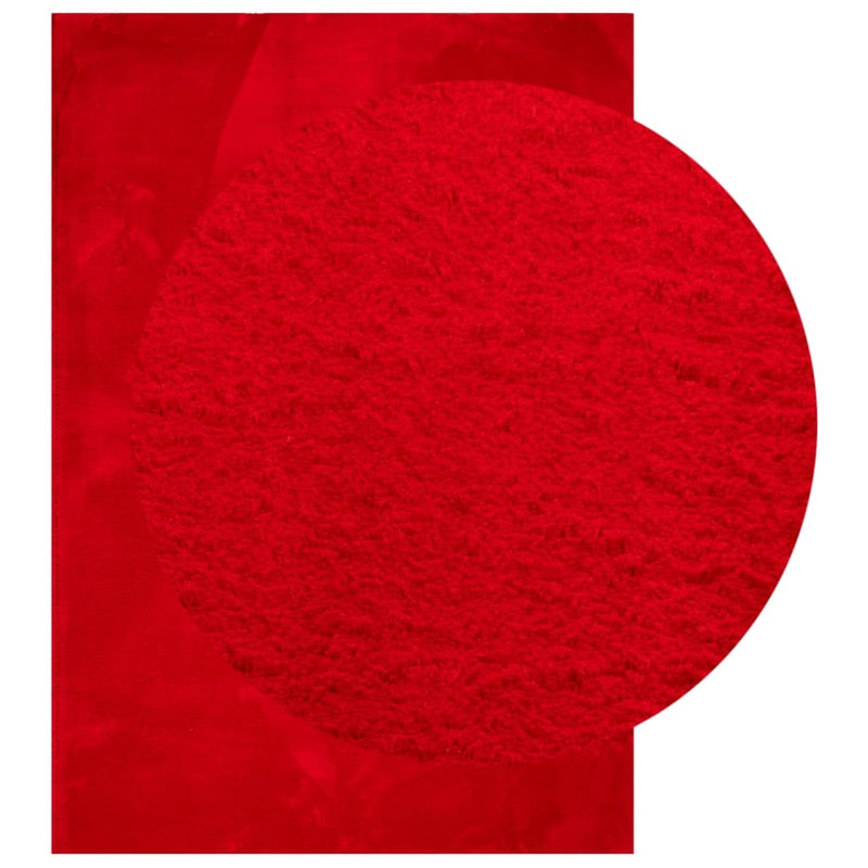 Load image into Gallery viewer, Vidaxl vloerkleed huarte laagpolig zacht wasbaar 120x170 cm rood
